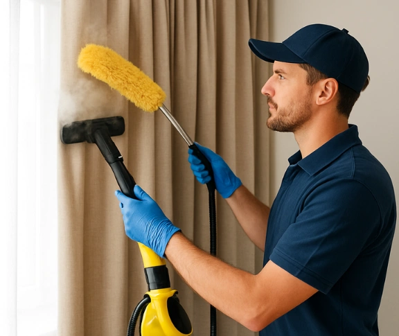 Trusted curtain steam cleaning technician Matty Curtain Cleaning waitara-nsw QLD