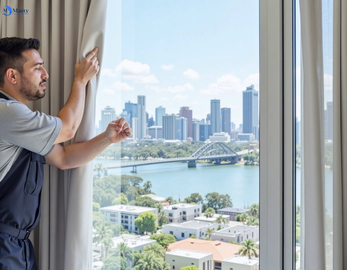 Professional curtain steam cleaning service waitara-nsw QLD by Matty Curtain Cleaning